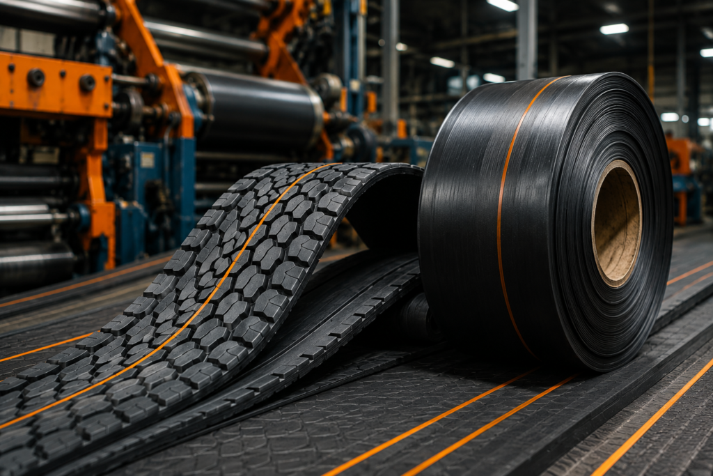 High quality retread rubber manufacturer Pal Rubber Industries producing durable tread rubber compound for tyre retreading