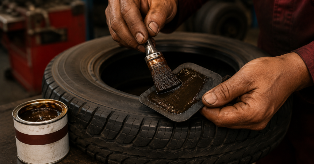 Tyre bonding gum manufacturer Pal Rubber Industries producing rubber adhesive for tyre repair