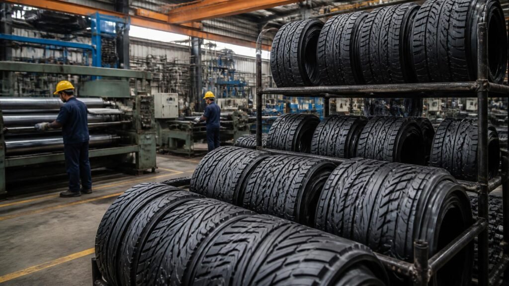 Industrial rubber products manufacturer in India producing custom rubber components